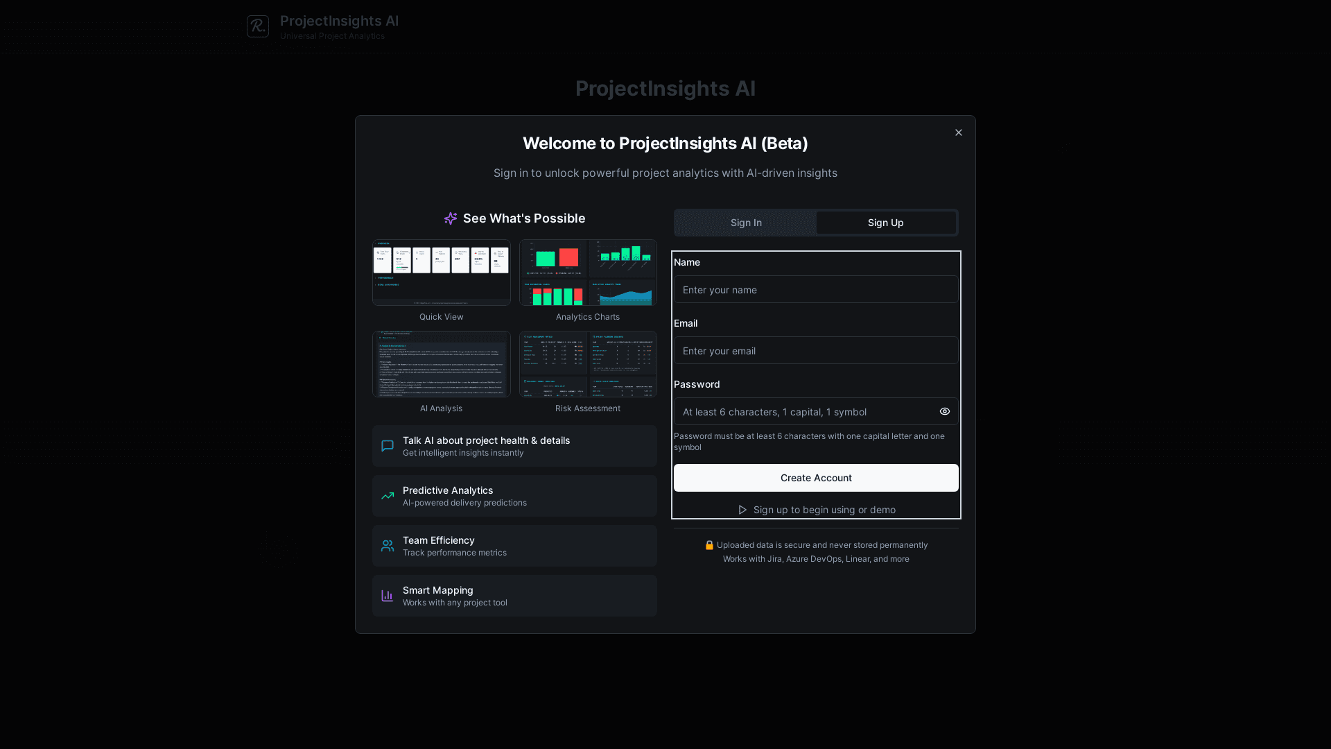 ProjectInsights preview